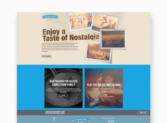 Taste of Nostalgia Homepage
